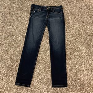 American eagle super stretch skinny jeans size us 8 inseam 28